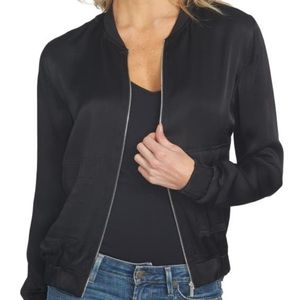 1.STATE Satin Bomber Jacket